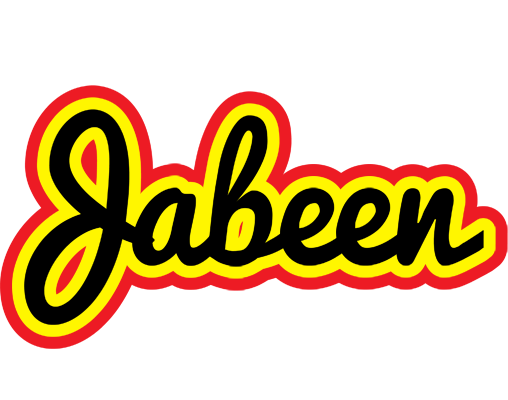Jabeen flaming logo