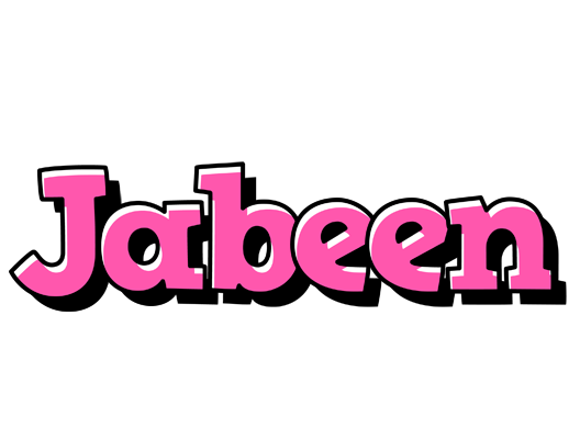 Jabeen girlish logo