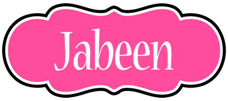 Jabeen invitation logo