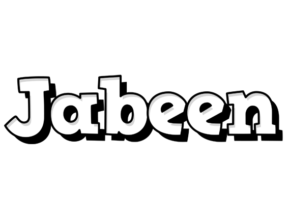 Jabeen snowing logo