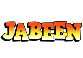 Jabeen sunset logo