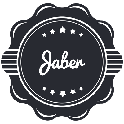 Jaber badge logo