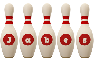 Jabes bowling-pin logo