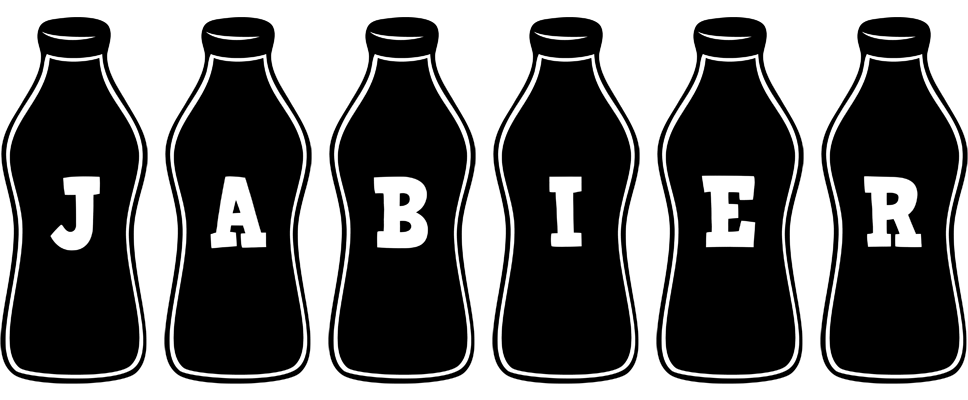 Jabier bottle logo