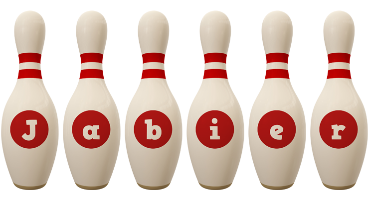 Jabier bowling-pin logo