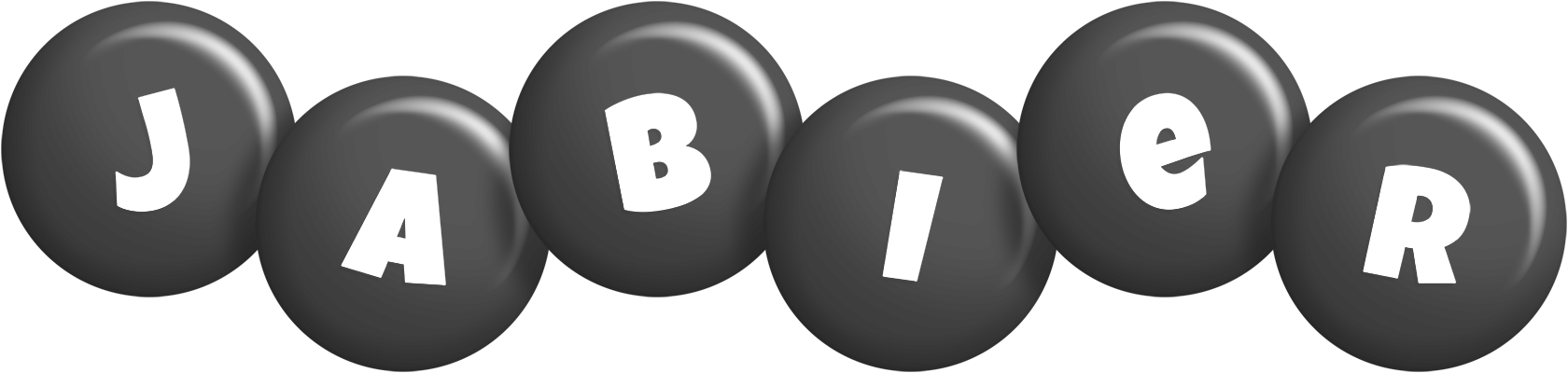 Jabier candy-black logo