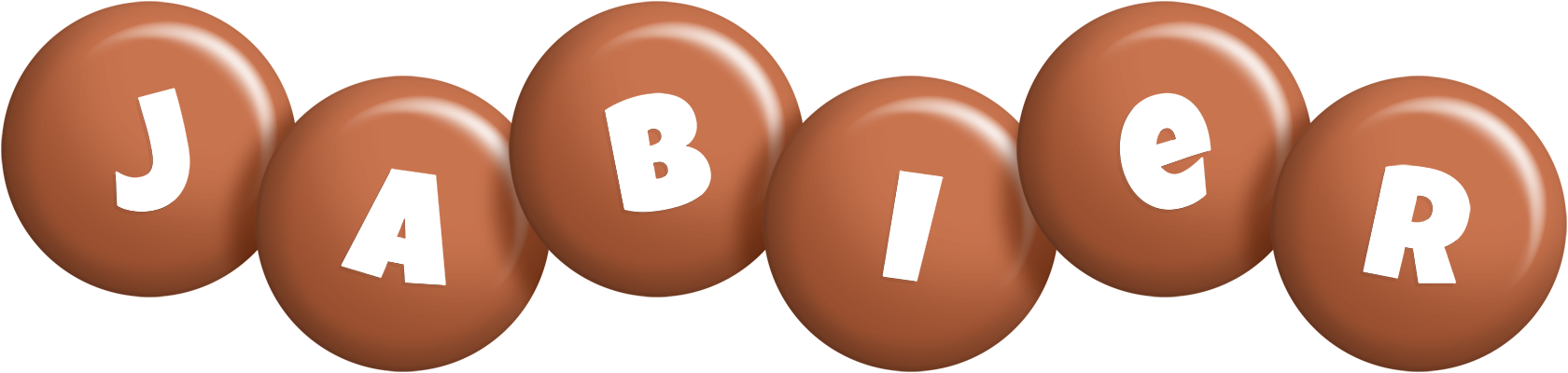 Jabier candy-brown logo