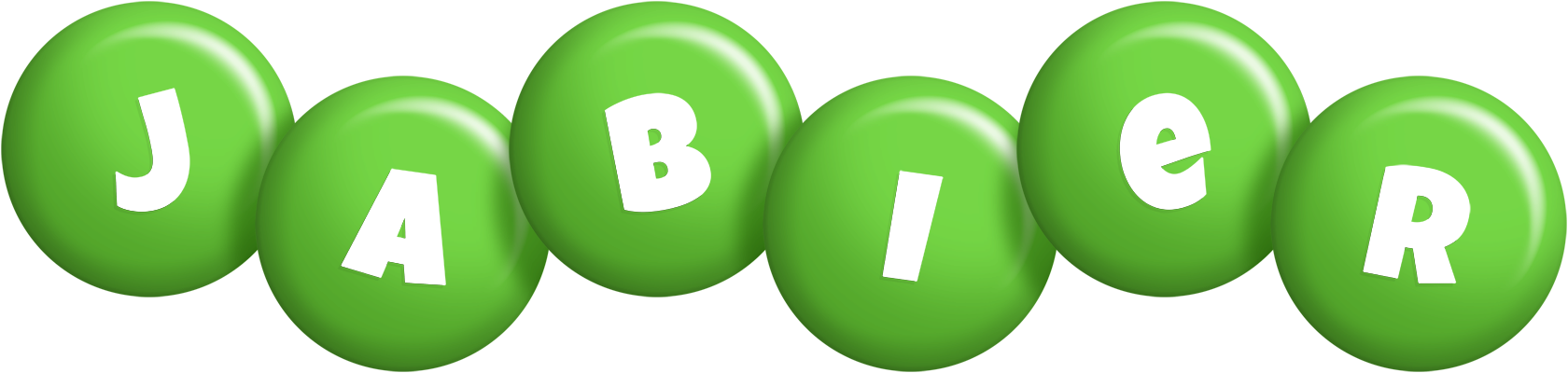 Jabier candy-green logo