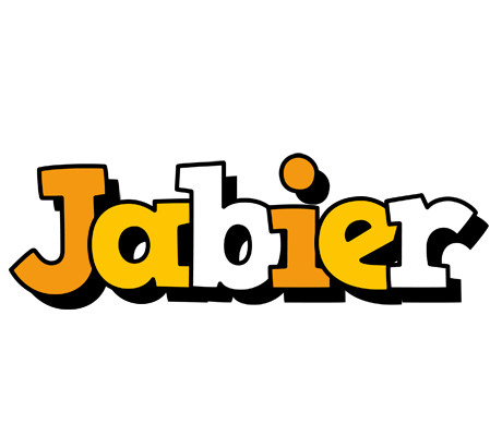Jabier cartoon logo