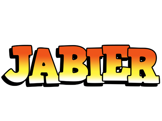 Jabier sunset logo