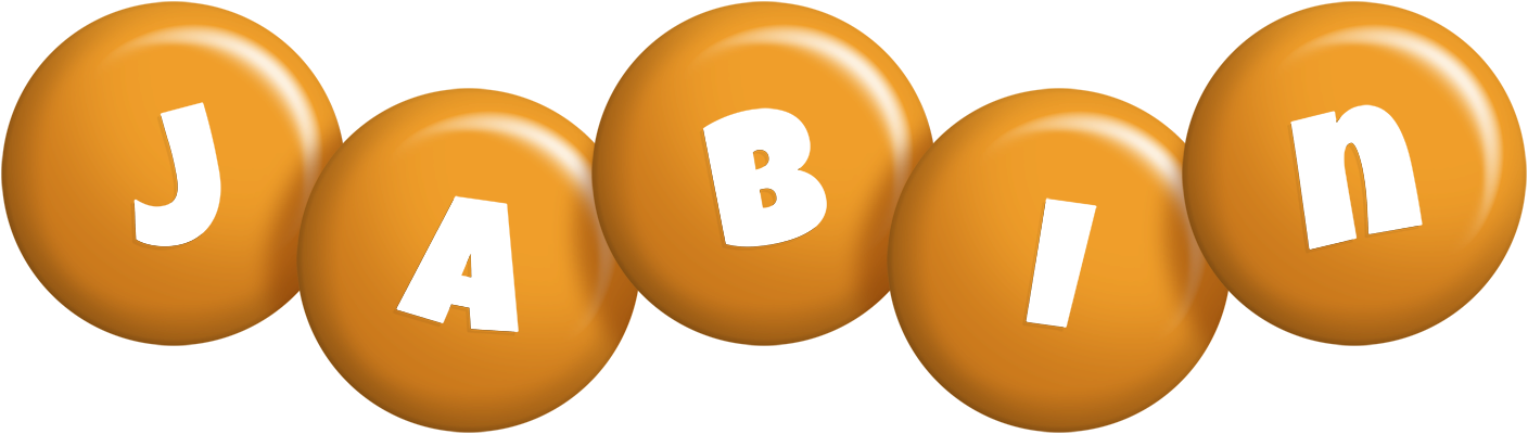 Jabin candy-orange logo