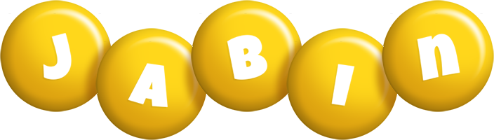 Jabin candy-yellow logo