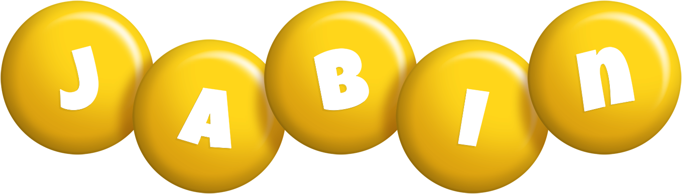Jabin candy-yellow logo