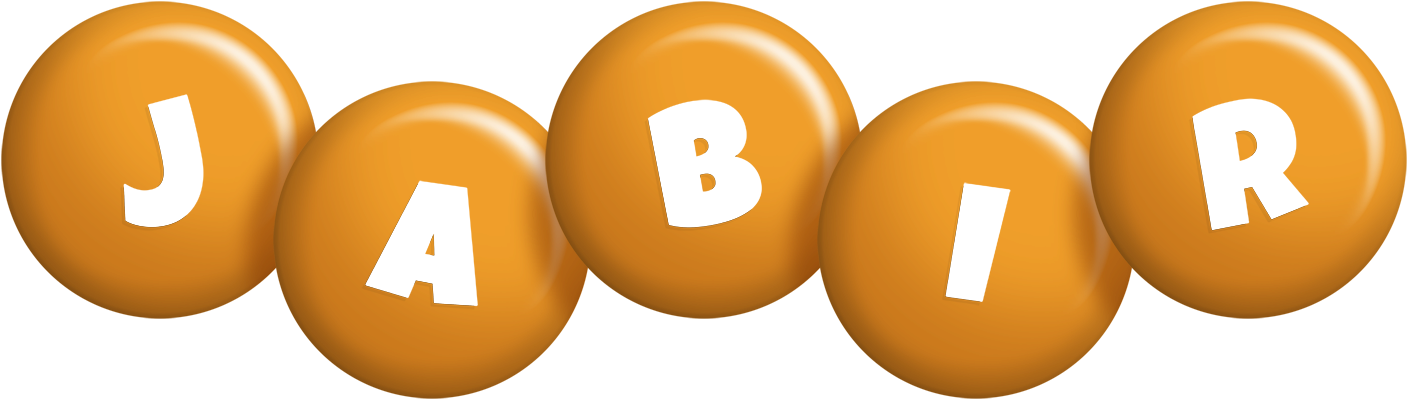 Jabir candy-orange logo