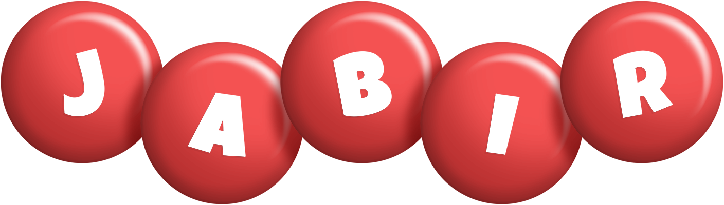 Jabir candy-red logo