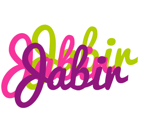Jabir flowers logo
