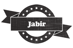 Jabir grunge logo