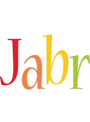 Jabr birthday logo