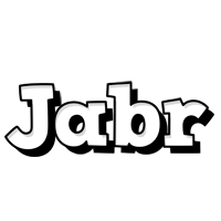 Jabr snowing logo