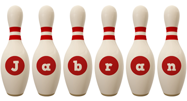 Jabran bowling-pin logo