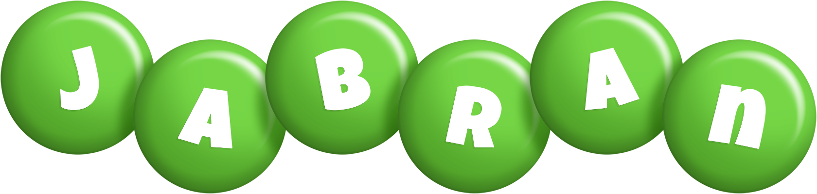 Jabran candy-green logo