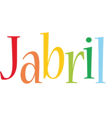Jabril birthday logo