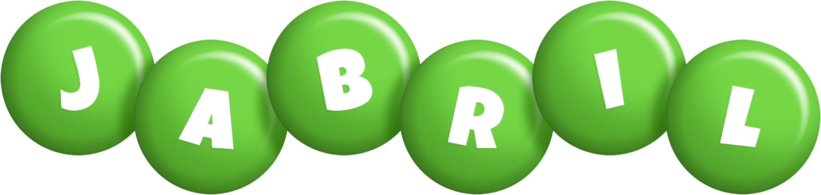 Jabril candy-green logo