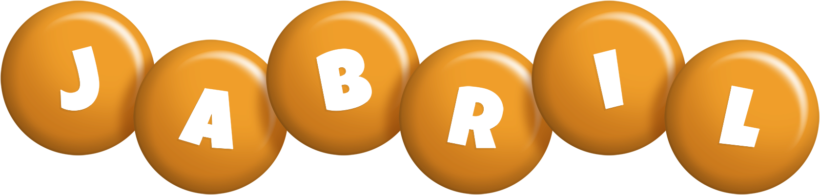 Jabril candy-orange logo