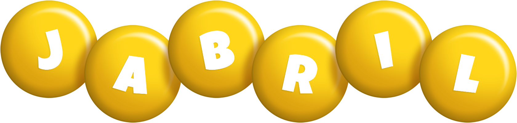 Jabril candy-yellow logo