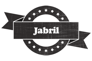 Jabril grunge logo