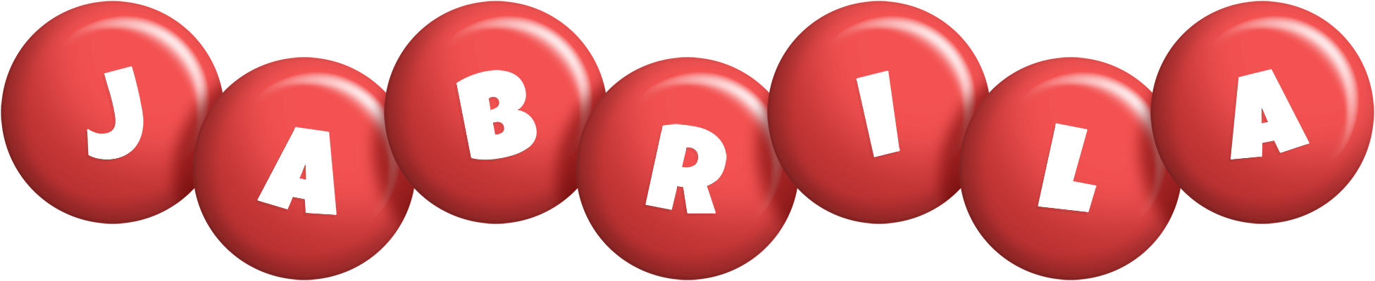 Jabrila candy-red logo
