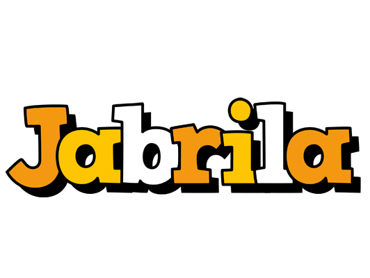 Jabrila cartoon logo