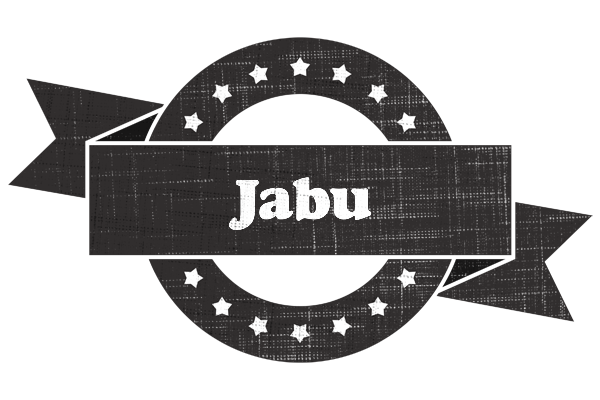 Jabu grunge logo