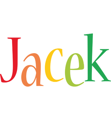 Jacek birthday logo