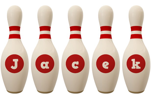Jacek bowling-pin logo