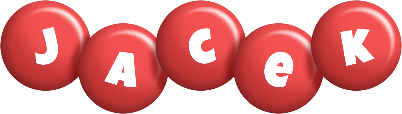 Jacek candy-red logo