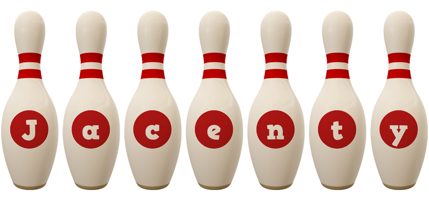Jacenty bowling-pin logo
