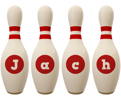 Jach bowling-pin logo