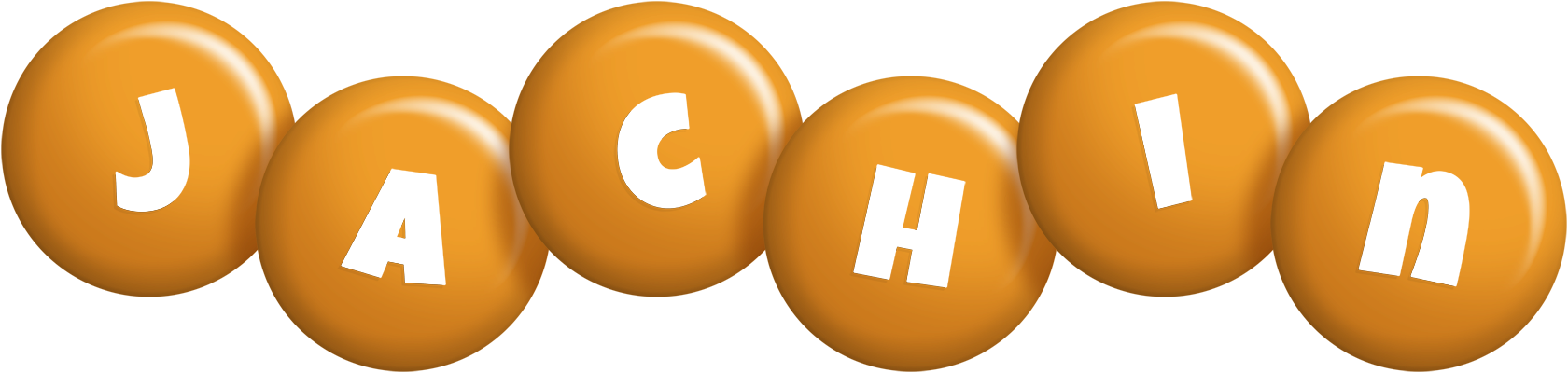 Jachin candy-orange logo