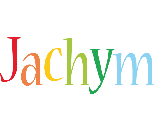 Jachym birthday logo