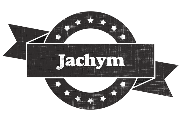 Jachym grunge logo