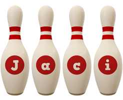 Jaci bowling-pin logo