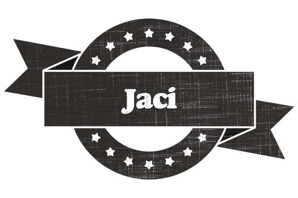Jaci grunge logo