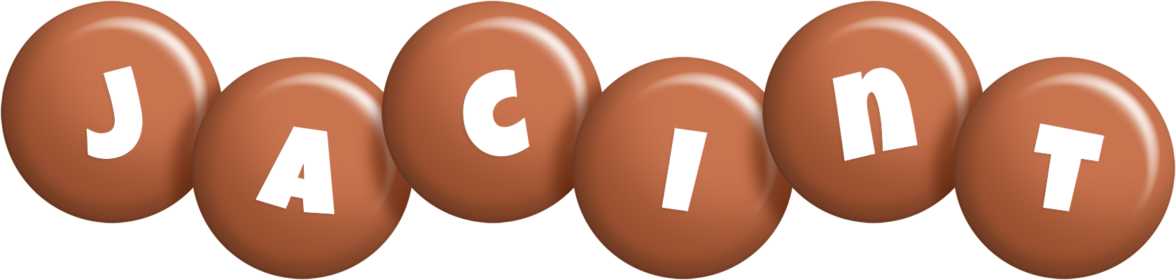 Jacint candy-brown logo