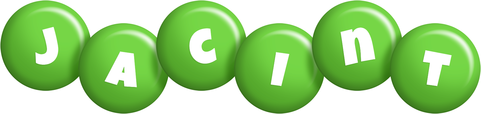 Jacint candy-green logo