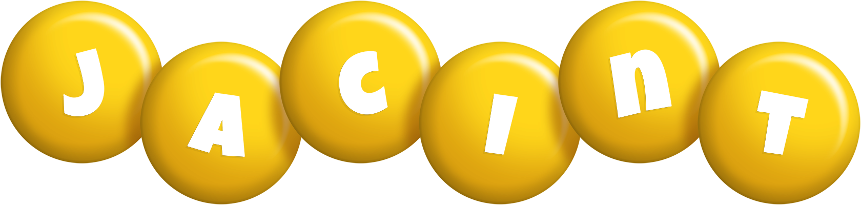 Jacint candy-yellow logo