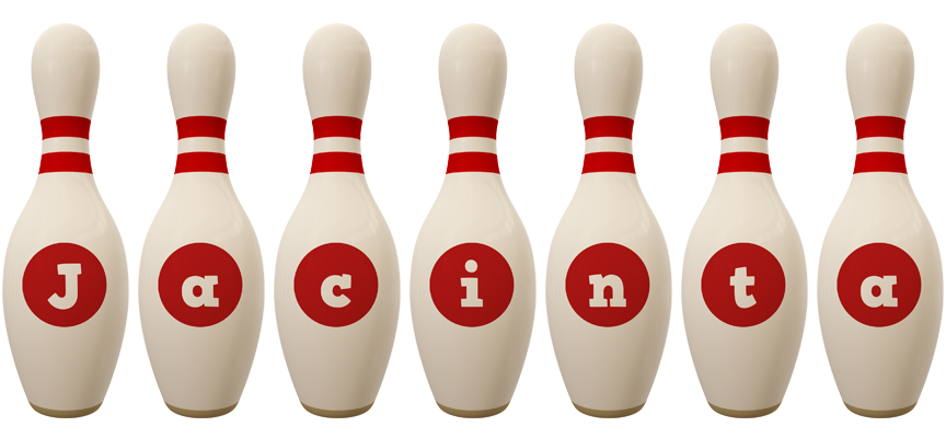 Jacinta bowling-pin logo