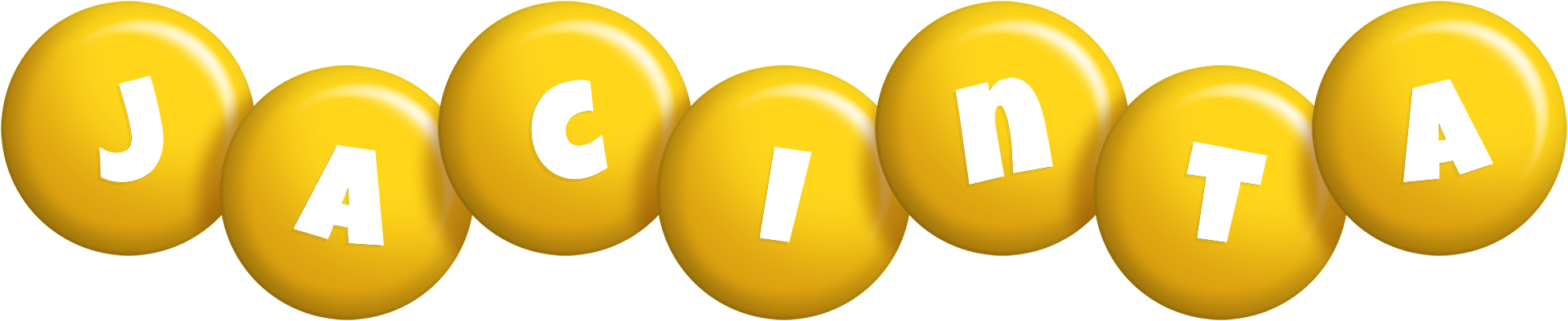 Jacinta candy-yellow logo