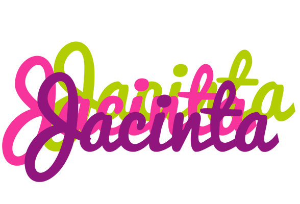 Jacinta flowers logo
