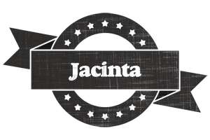 Jacinta grunge logo